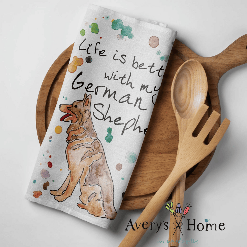 Cats & Dogs Flour Sack Dish Towels