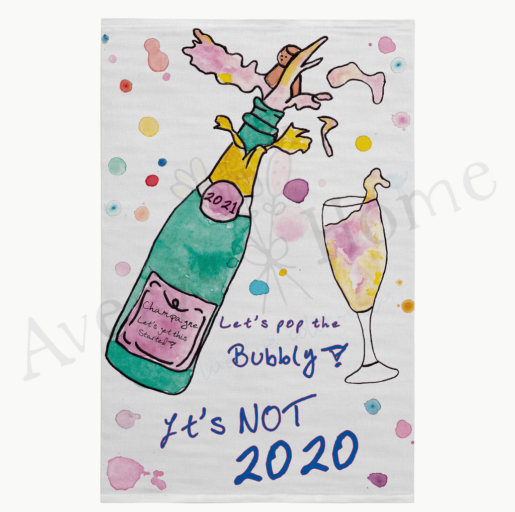 Not 2020 Celebration Flour Sack Dish Towel